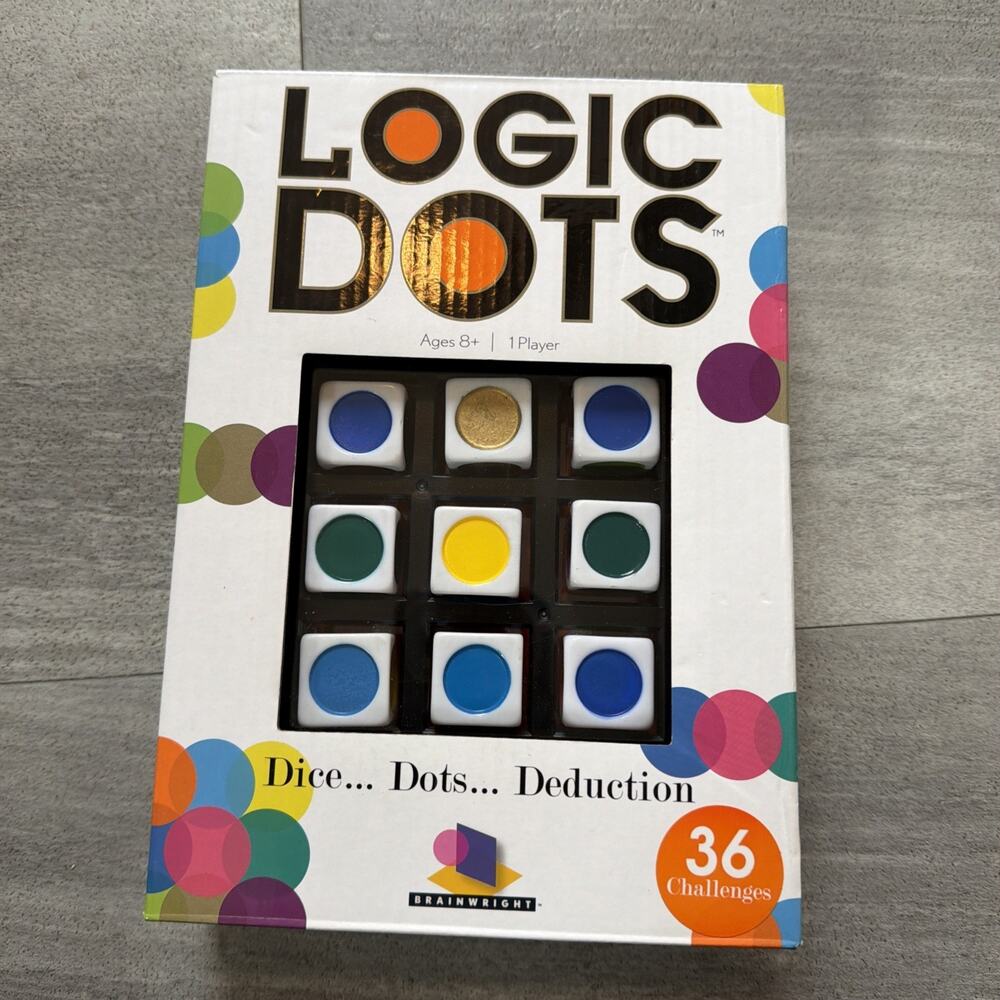 Logic Dots Brainwright the puzzle game deduction and spatial awareness